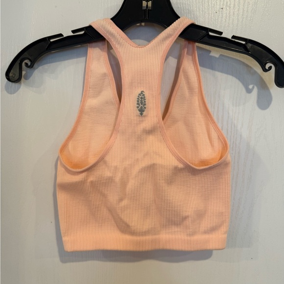 Free People Women's Fp Movement peach Free Throw Crop Tank top small new w tags - Picture 2 of 5
